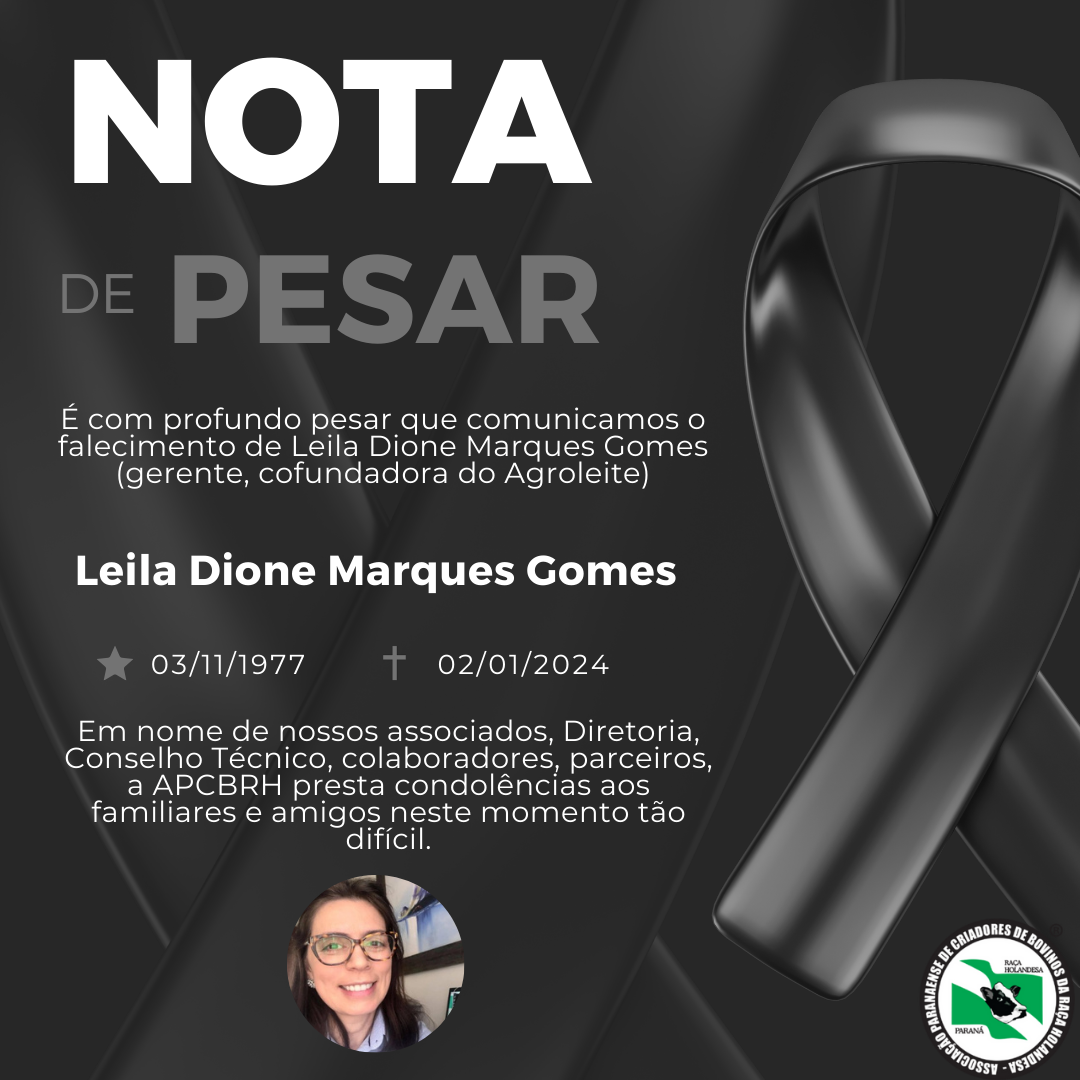 Nota de Pesar - Leila Dione Marques Gomes